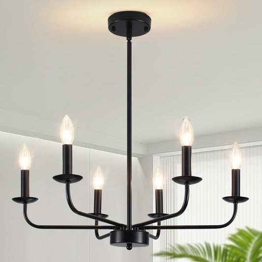 ✨🏡 RusticGlow Chandelier 💡🌿🤍