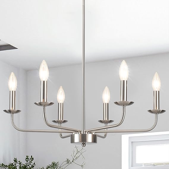 ✨🏡 RusticGlow Chandelier 💡🌿🤍