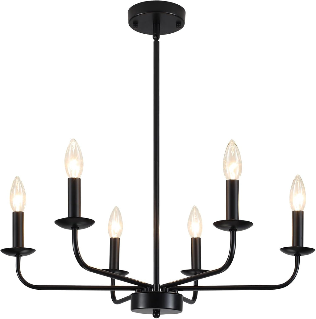 ✨🏡 RusticGlow Chandelier 💡🌿🤍