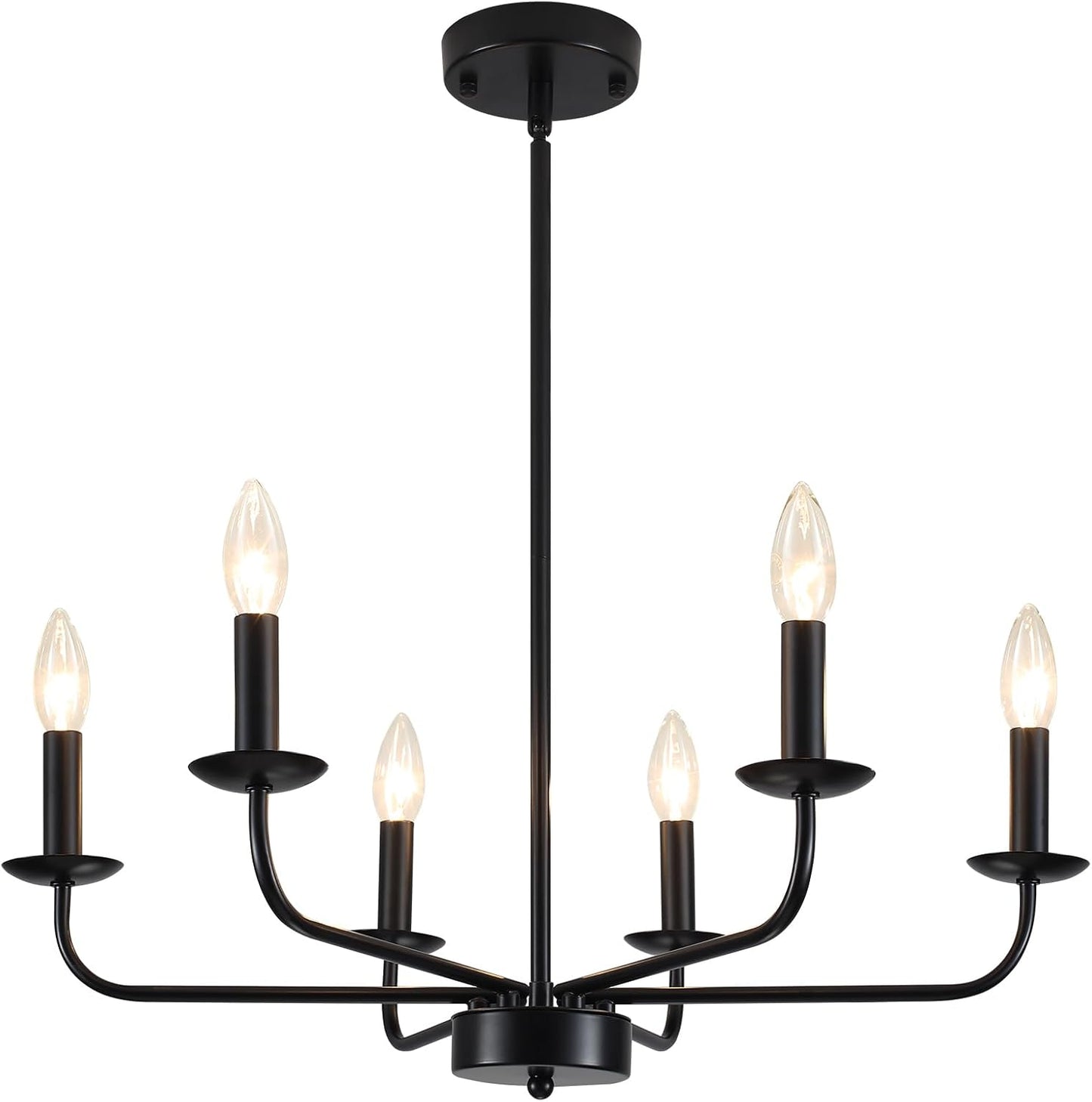 ✨🏡 RusticGlow Chandelier 💡🌿🤍