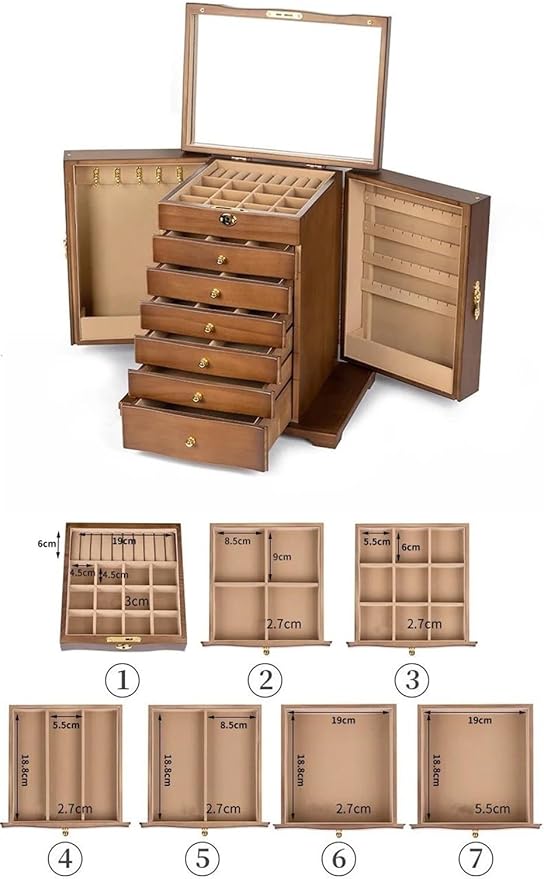 💄✨ Multi-Layer Jewelry & Cosmetic Organizer 🌸 Elegant Storage Solution