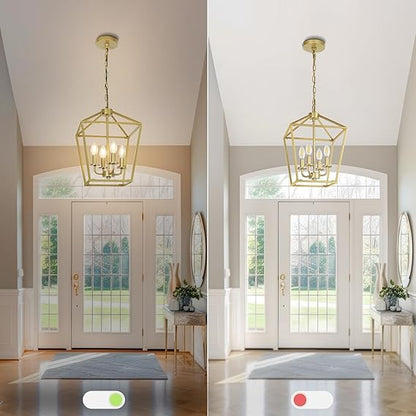 ✨🔶 GeoGlow Chandelier 🏡💡🌟