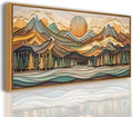 🏔️✨ Golden Mountain Wall Art 🌅🖼️
