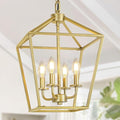 ✨🔶 GeoGlow Chandelier 🏡💡🌟