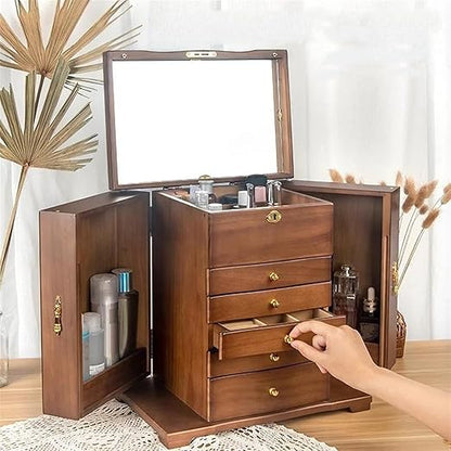 💄✨ Multi-Layer Jewelry & Cosmetic Organizer 🌸 Elegant Storage Solution