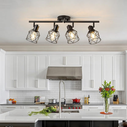 ✨🌾 Rustic Orbit Chandelier 💡🏡🤍