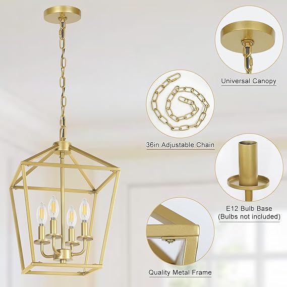 ✨🔶 GeoGlow Chandelier 🏡💡🌟