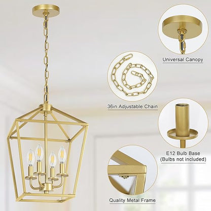 ✨🔶 GeoGlow Chandelier 🏡💡🌟