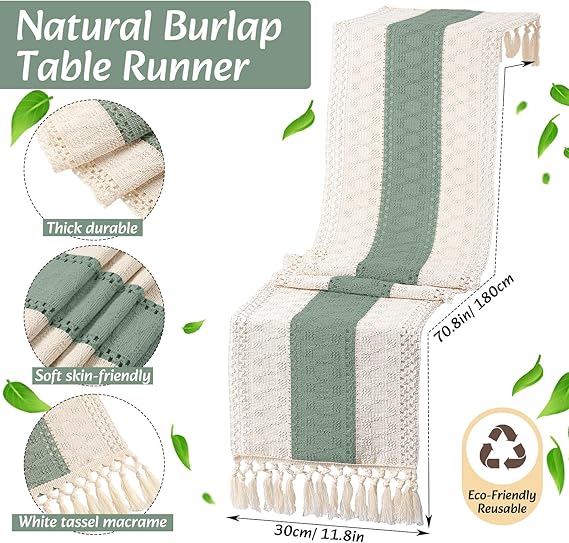 🌿✨ Macrame Chic Placemats 🧵🍽️