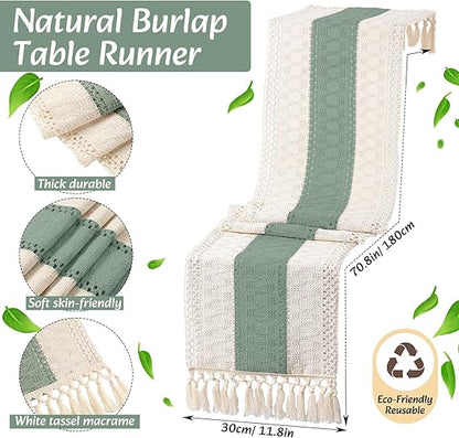 🌿✨ Macrame Chic Placemats 🧵🍽️
